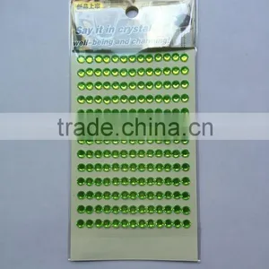 Glitter Self Adhensive Diamant Crystal Rhinestone Sticker Sheets thumbnail-2