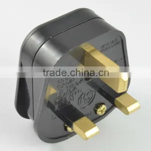 Hot Sale Electrical Plugs Malaysia Power Cord Plug 13A Fuse Copper thumbnail-1