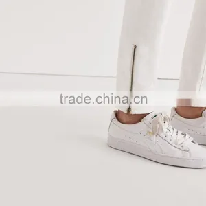 Special Latest Design Jeans Pants for Girl White Color thumbnail-2