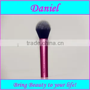Gold Color Kabuki Brush With Long Handle Powder Brush Aluminum Cylinder Handlebrushed Aluminum Cosmetic Brush thumbnail-1