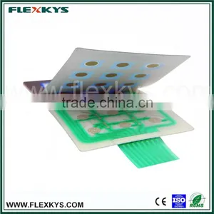 Hot Selling Embossing Key Poly Dome Tactile Feedback Membrane Keypad thumbnail-6
