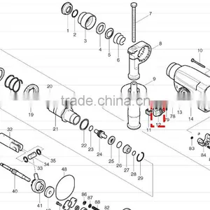 Power Tool Hammer Drill Parts HR2450 Switch Change Lever Complete 162229-7 thumbnail-2