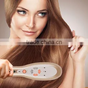Gold Color Electric Massage Comb Hair Loss Treatment thumbnail-1