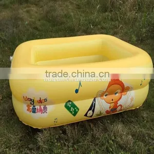 High Quality Inflatable Pool Baby Bathtub Swimming Basin Clear Plastic Inflatable Kid's Bath Tube thumbnail-1