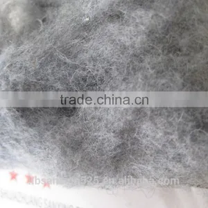 NEW!!! Dyed Grey Sheep Cashmere 19.5 & 40-50mm, Dyed Grey Color thumbnail-2