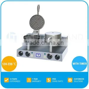 Professional Waffle Maker - Electric, With Timer, Plate Diameter: 190 Mm, 124 - 230 'C, TT-E5B thumbnail-1