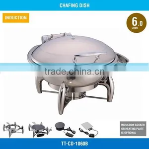 2017 New Model Commerical Stainless Steel Cover Roll Top Chafing Dish For Sale thumbnail-1