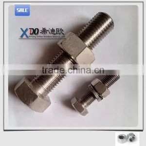 Gh4169 /alloy718 Stainless Steel Hex Bolt and Nut gh 4033 / Alloy925 thumbnail-5