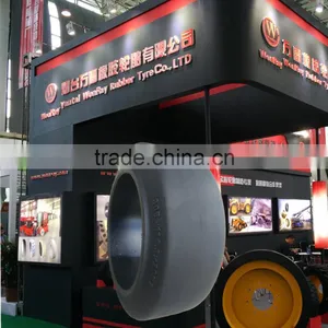 China Supplier Hot Sale Forklift Truck Press on Solid Tires 16x6x10 1/2 16x5x10 1/2 With Good Price thumbnail-1