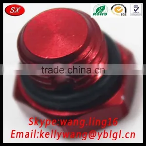 Dongguan Factory OEM Hot Sale New CNC Turning Billet Air Bleeder Screws For GM 2001-2016 Diesel Gold Fuel Filter thumbnail-4