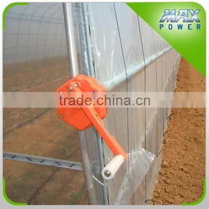 Hydroponics Multi-span Greenhouse Manual Film Roll up Unit thumbnail-5