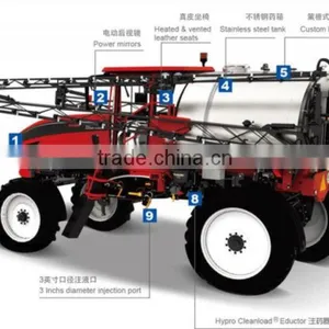 Top Quality High Clearance GPS Auto Driving Self Propelled Boom Sprayer With Tank Capacity 3000L 3500L 4500L thumbnail-2