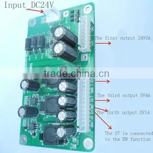 Car LCD TV TV Power Supply Board Buck Module 12V24V5V Quad Output Driver Power Module thumbnail-1