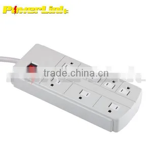 H80132 UL/CUL 8 Outlet Power Strip With Surge Protectors / Power Bar / Power Sockets thumbnail-1