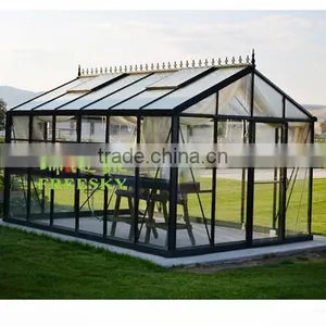 Clear pc Hollow Sheer Roof Plastic Sunroom Kit for Garden Cover thumbnail-1