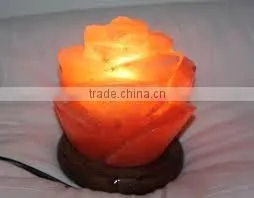 Himalayan Rose Shape Salt Lamp thumbnail-1