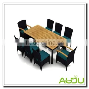 Audu Sandiego Outdoor Garden Rattan Dining Set thumbnail-1