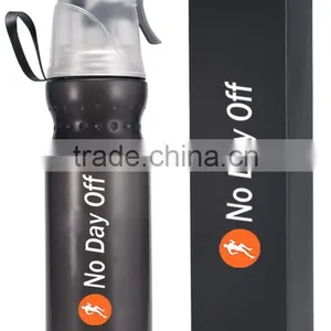 BPA Free 650ml Spray Mist Squeeze Bottle, Drinking & Misting Sport Bike Bottle, Outdoor Sport Hydration thumbnail-1
