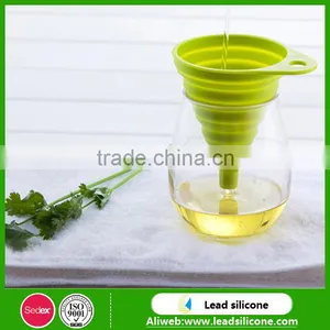 Wholesale Kitchenware Foldable Silicone Funnel,Collapsible Silicone Funnel thumbnail-3