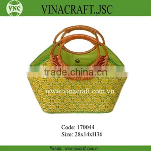 Shopping Handmade Bag With Fabric Inside for Women thumbnail-5