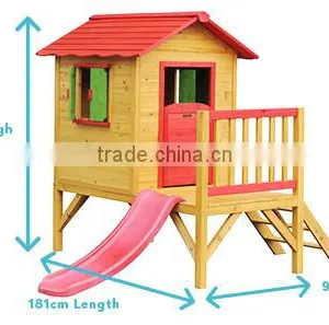 Quality Big Cubby House Slide for Kids thumbnail-6