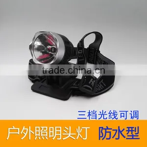 Wholesaler Price Outdoor LED Headlamp Multi-funcational Night Fishing Headlight, Head Wearable Flashlight, Camping Headlamp thumbnail-6