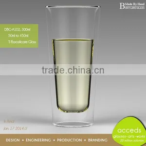 OEM/ODM Double Walled Latte Glass thumbnail-1