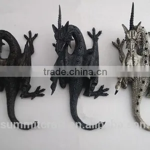 3d Wall Decor Artificial Resin Wall Hanging Dragon Figurine thumbnail-2