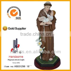 18'' St Anthony,resin St.anthony,st.anthony and Child Statue thumbnail-1