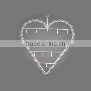 Jewelry Organizer Hanging Heart Shape Earring Holder thumbnail-1