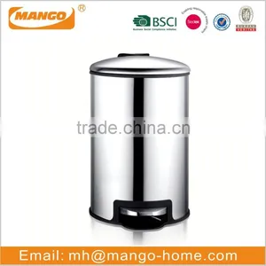 Classical Stainless Steel Pedal Trash Can thumbnail-2