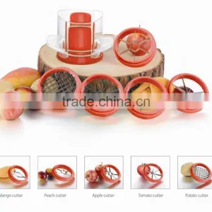 Food Grade High Quality Plastic Multi Cutter,vegetable Fruit Slicer thumbnail-1
