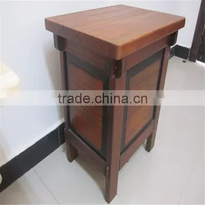 White Modern Bedroom Furniture Wooden Bedside Table thumbnail-5