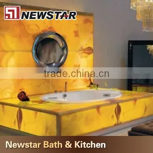 Hot Sales Chinese Polished Onyx Tub Surround thumbnail-1
