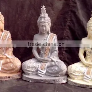 Thai Resting Buddha Polyresine Sculpture thumbnail-1