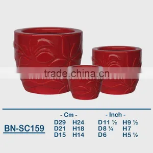 Vietnamese Ceramic Glazed Indoor Pot/ Indoor Planter BN-SC159 thumbnail-1