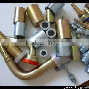 CNC Manufacture Female or Male Carbon Steel Hydraulic Hose Pipe Fitting FY 20441 thumbnail-4