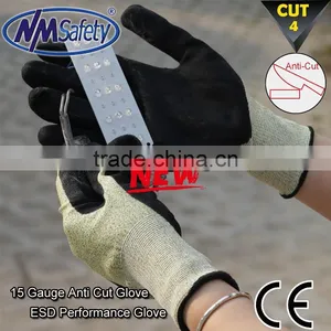 NMSAFETY 15 Gauge ESD Cut Proof Gloves Cut Resistant Gloves Ppe Gloves thumbnail-1