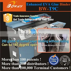 2016 BOWAY T9C Special Enhanced EVA Glue Perfect Book Binding Machine thumbnail-1