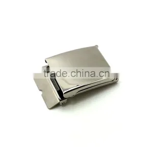 Hot Sale High Quality Belt Buckle, 1-1/2" Flip Top Garment Cloth Metal Stamping Steel Military Buckle Nickel Plate, Witth Tip thumbnail-1