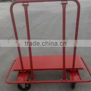 Heavy Duty Drywall Cart Trolley TC4837 With 2 x Swivel Cast Iron Caster 2 x Fixed Cast Iron Caster thumbnail-3