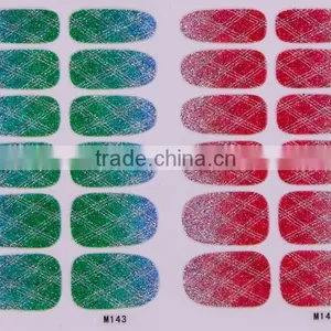 Hot Selling Gradient Color Nail Sticker for Girls, Gradient Nail Stick Fashion Nail Art Decals thumbnail-2