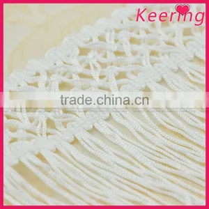 New Garment Trim Accessories Tassel Fringe In White Color WTPB-011 thumbnail-3