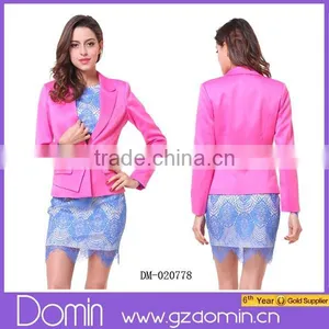 New Design Jackets Suit One Button Slim Blazer Jacket Women 2015 thumbnail-1