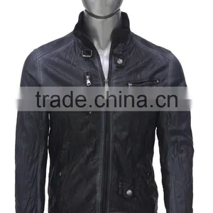 ALIKE Man pu Jacket Outdoor Jacket thumbnail-1