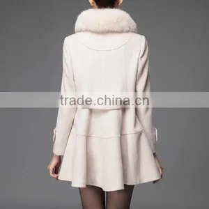 Newest Design Winter Good Quality European Fashion Wear White Coats thumbnail-4