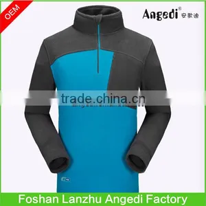 Customized Men's Winter 100%polyester Windproof Polar Fleece Jacket Lightweight Windbreaker Pullover Coat thumbnail-1