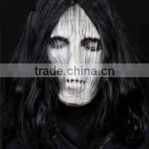 Stretched Mask Ghoul Ghost Monster Mask, Ghoul Ghost Mask thumbnail-1