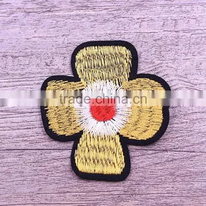 Factory Price Fashion Beautiful Flower Embroidery Patch,Iron on Embroridery Patch thumbnail-3