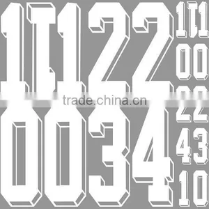 Custom Heat Transfer Sticker Basketball/Football Team Logo Plastisol Transfer For T-shirt thumbnail-1